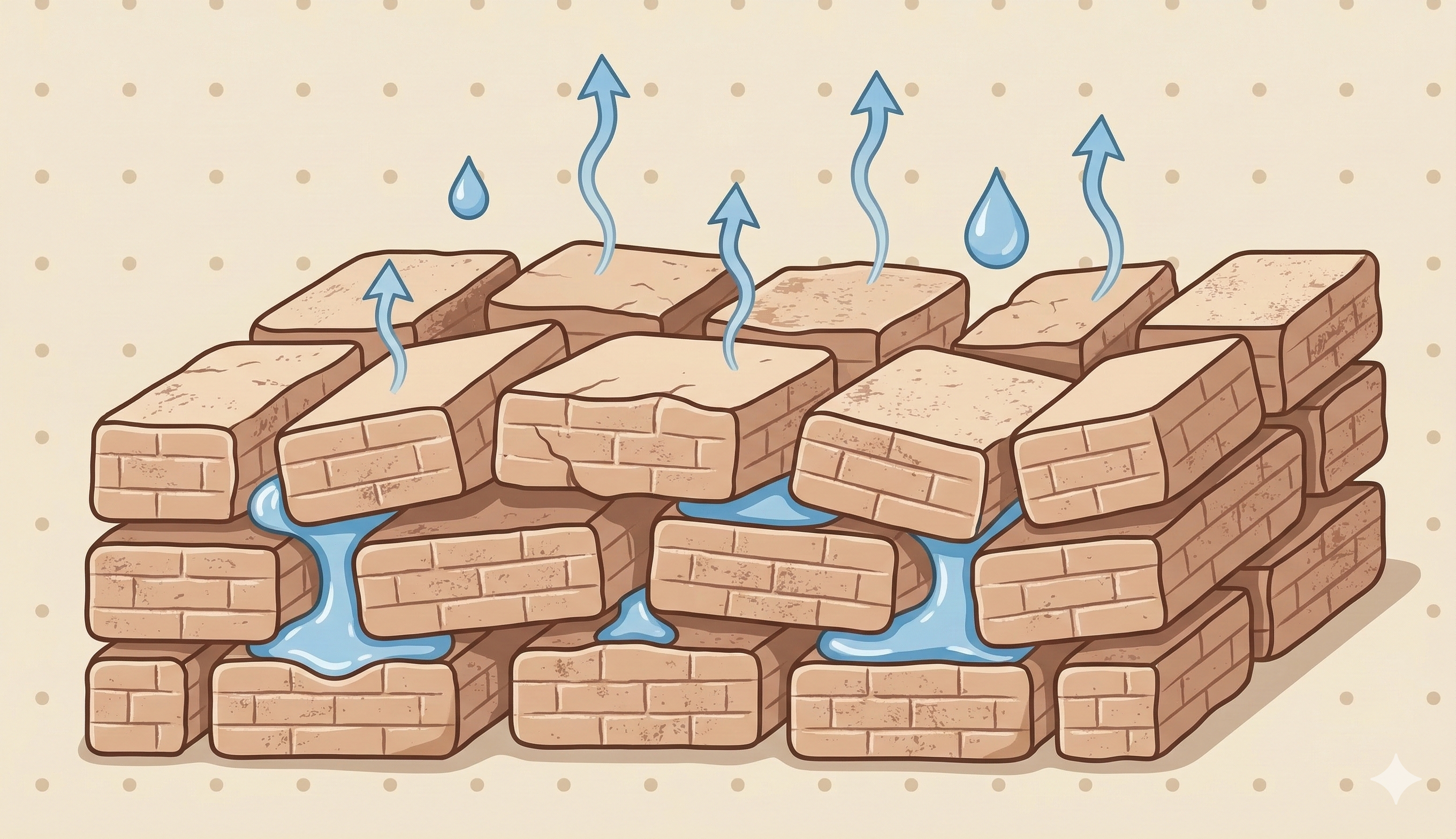 Surface moisturizer diagram